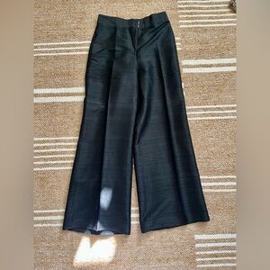 Julia Amory ‘Julia’ pants - black (noir) Dupioni silk